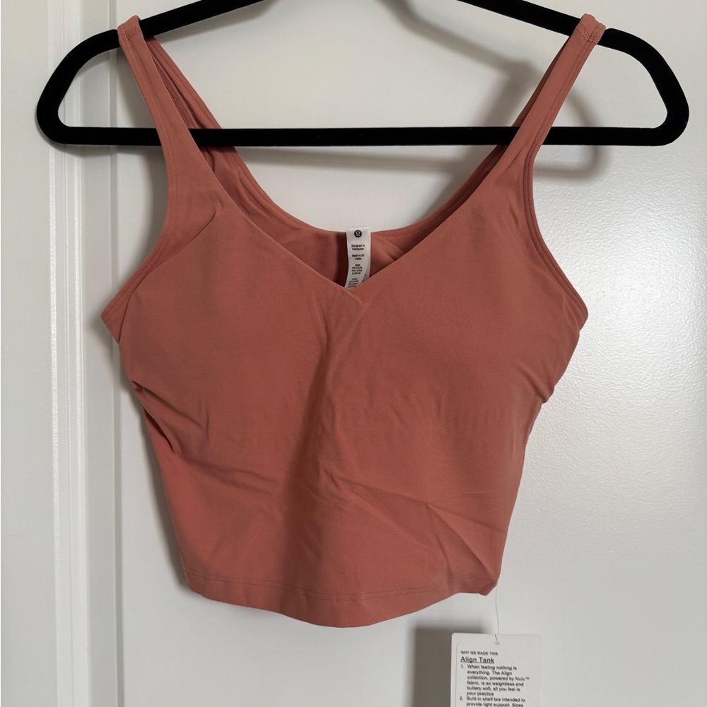 NWT Lululemon Athletica Align Tank Top - Pink Savannah